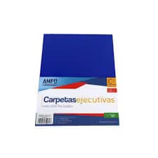 Folders satinado - laminado (8.5X11) azul