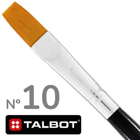 Pincel nylon pla. #10 talbot