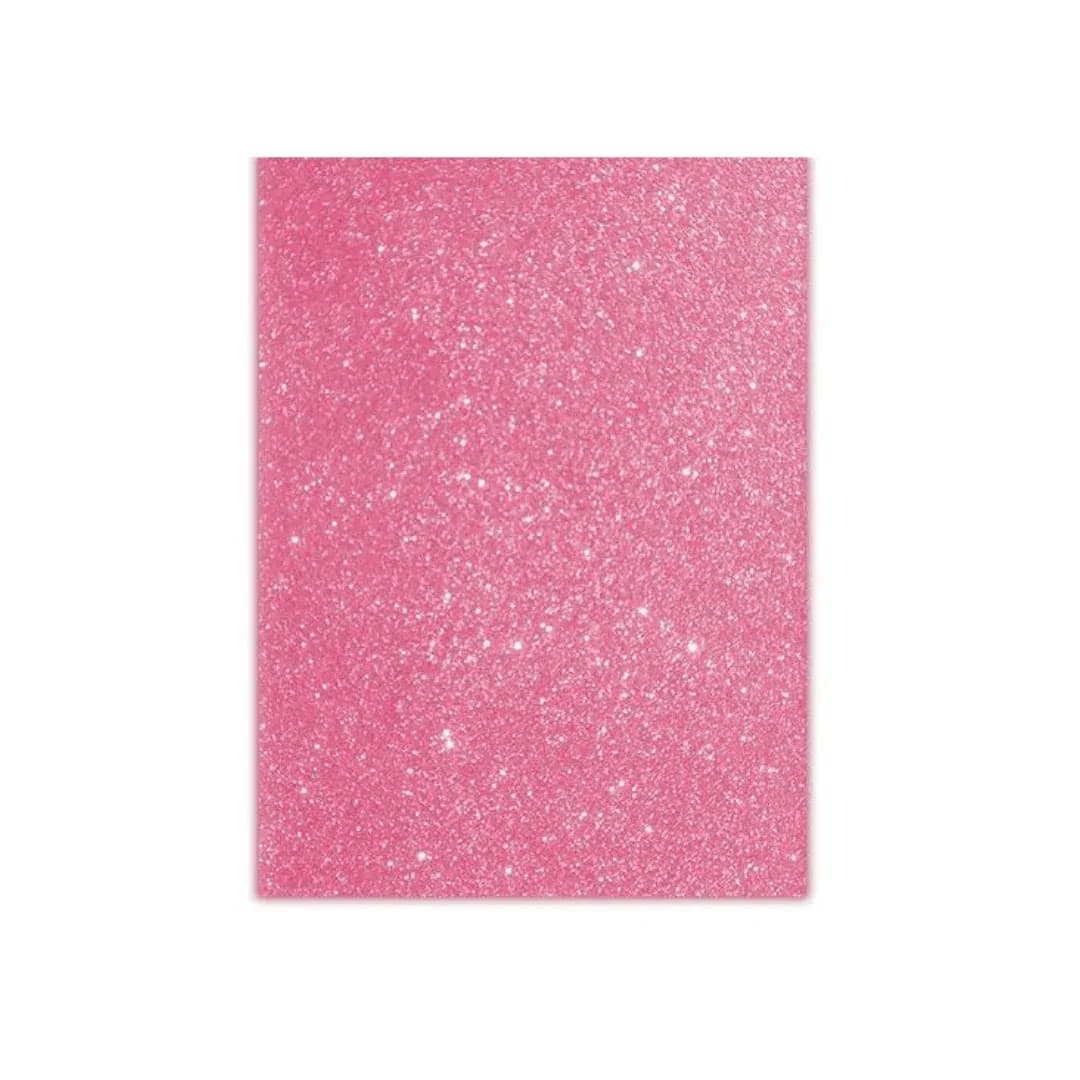 Foamy artesco glitter eva (8.5X11) rosa