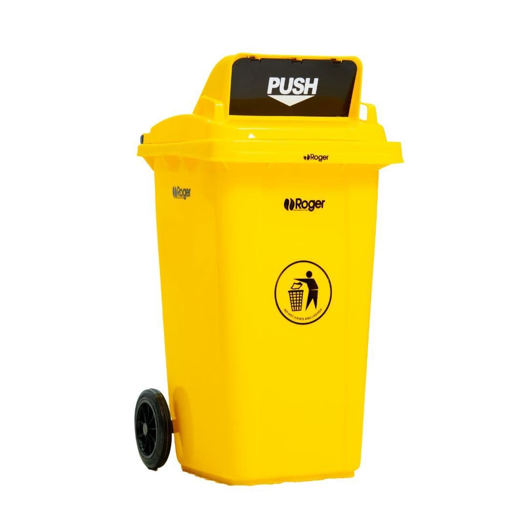 Zafacon 100 lts c/ruedas c/tapa