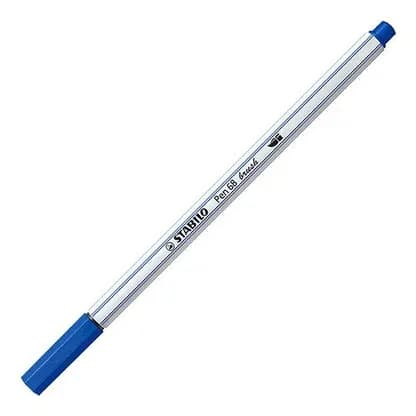 Pen 68 brush azul oscuro stabilo