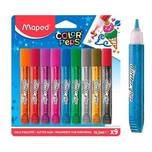 Juego de ega glitter 10.5ML color peps 9/1