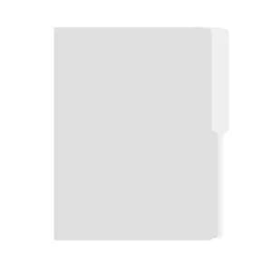 Folder color blanco irasa
