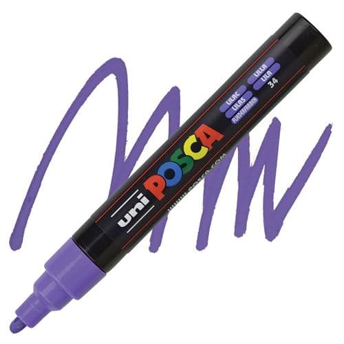 Marcadores posca pta. med. t/bala lila