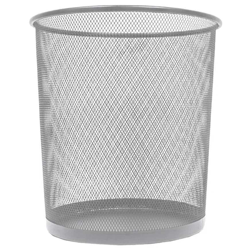 Zafacon de metal plateado 13 pulg