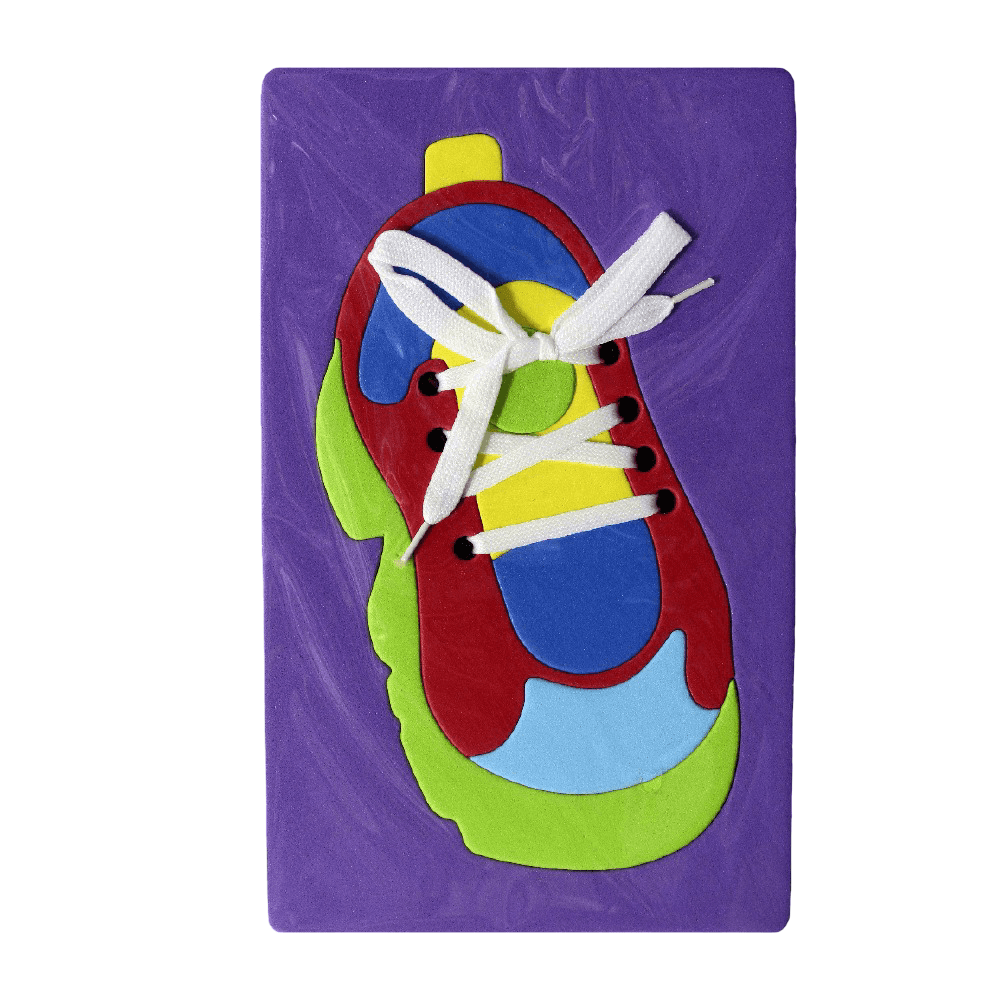 Rompecabezas de foam/zapatos español e ingles