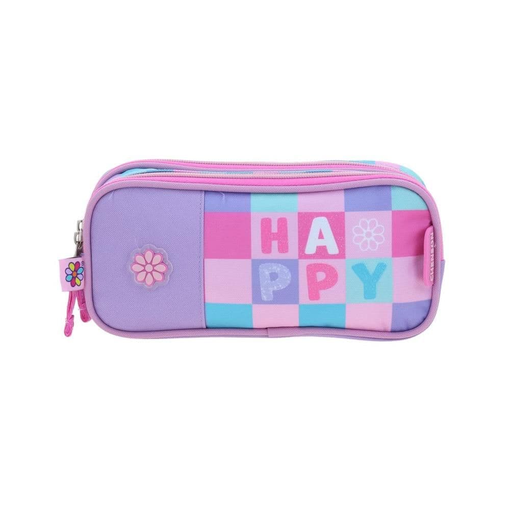Estuche p/lapices chenson happy lila xxv