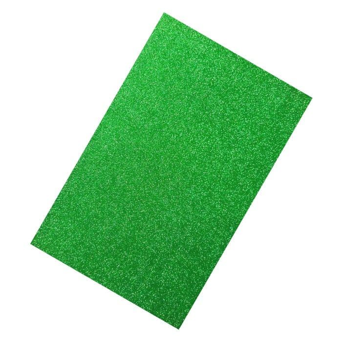Foami pasto verde escarchado 50X90CM