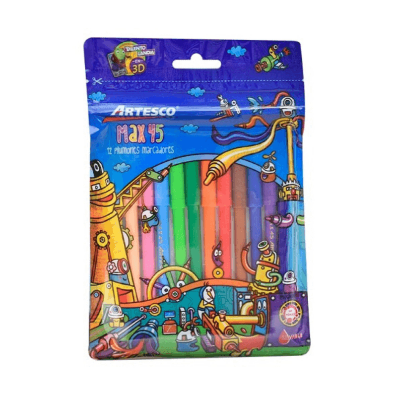 Juego de marcadores MAX45 delgado 12/1