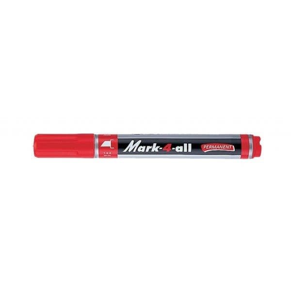 Marcador permanente MARK-4 all rojo stabilo