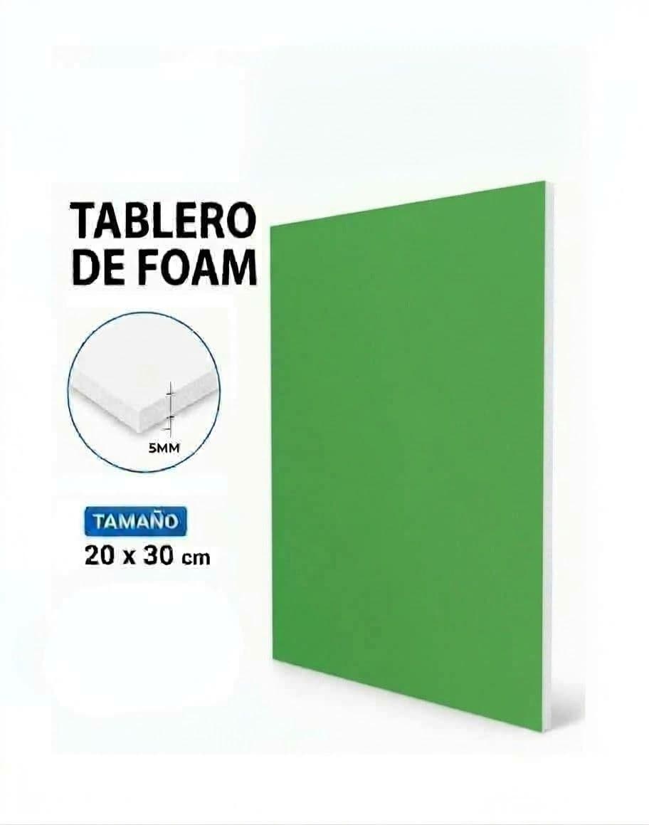 Carton foam board 5MM (20X30) verde