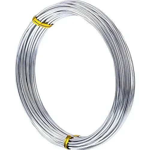 Alambre manual aluminio plata 1MM