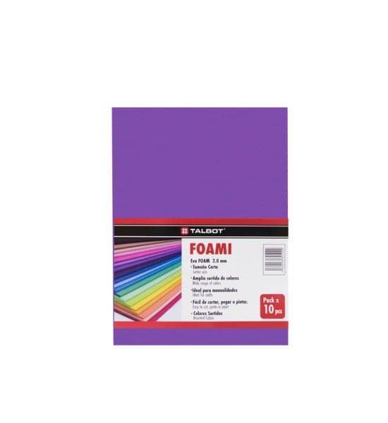 Foami morado talbot 10/1