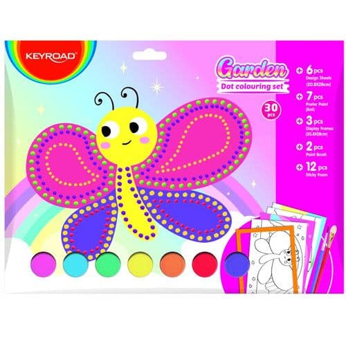 Set para pintar con tempera garden keyroad