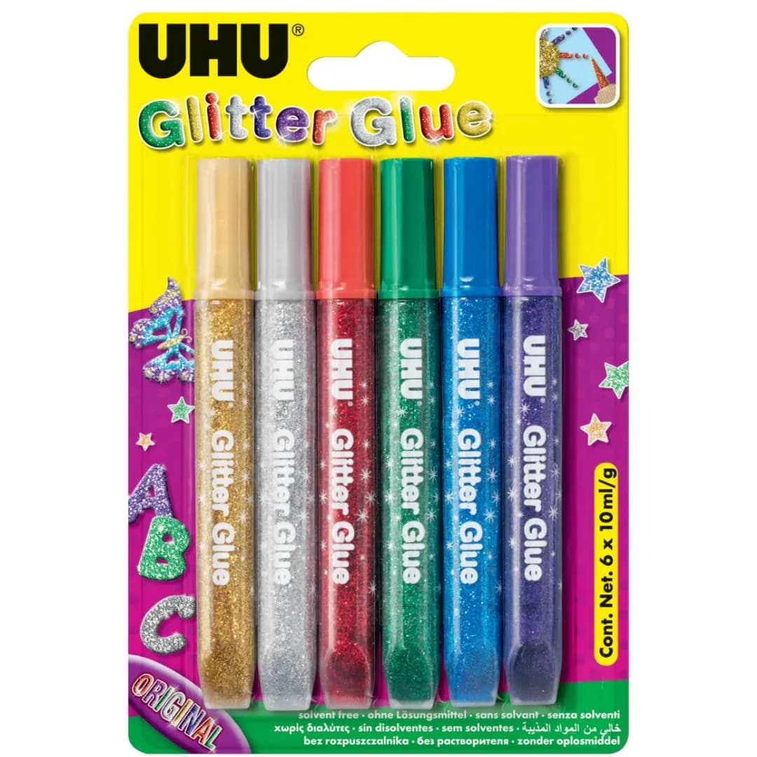 Uhu glitter glue 10ML 6/1