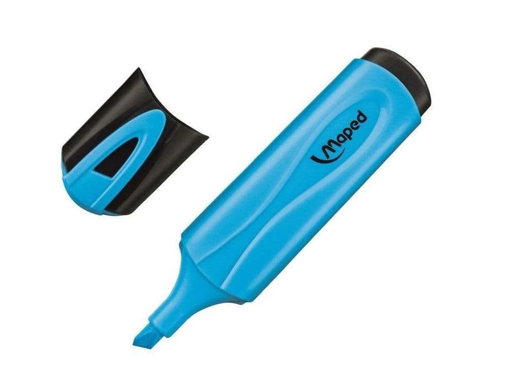 Resaltador fluo peps azul