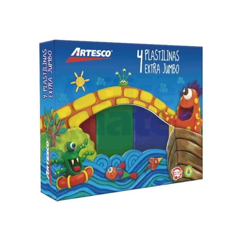 Masillas en barra extra jumbo 4/1 colores surt.