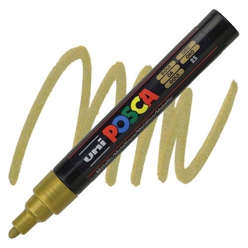 Marcadores posca pta. med. t/bala oro