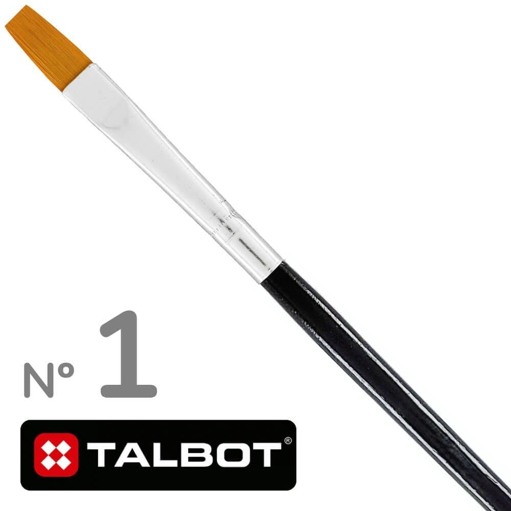 Pincel nylon pla. #1 talbot