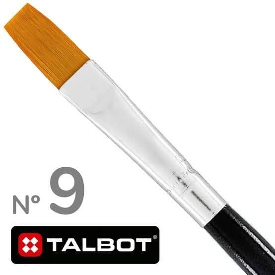 Pincel nylon pla. #9 talbot