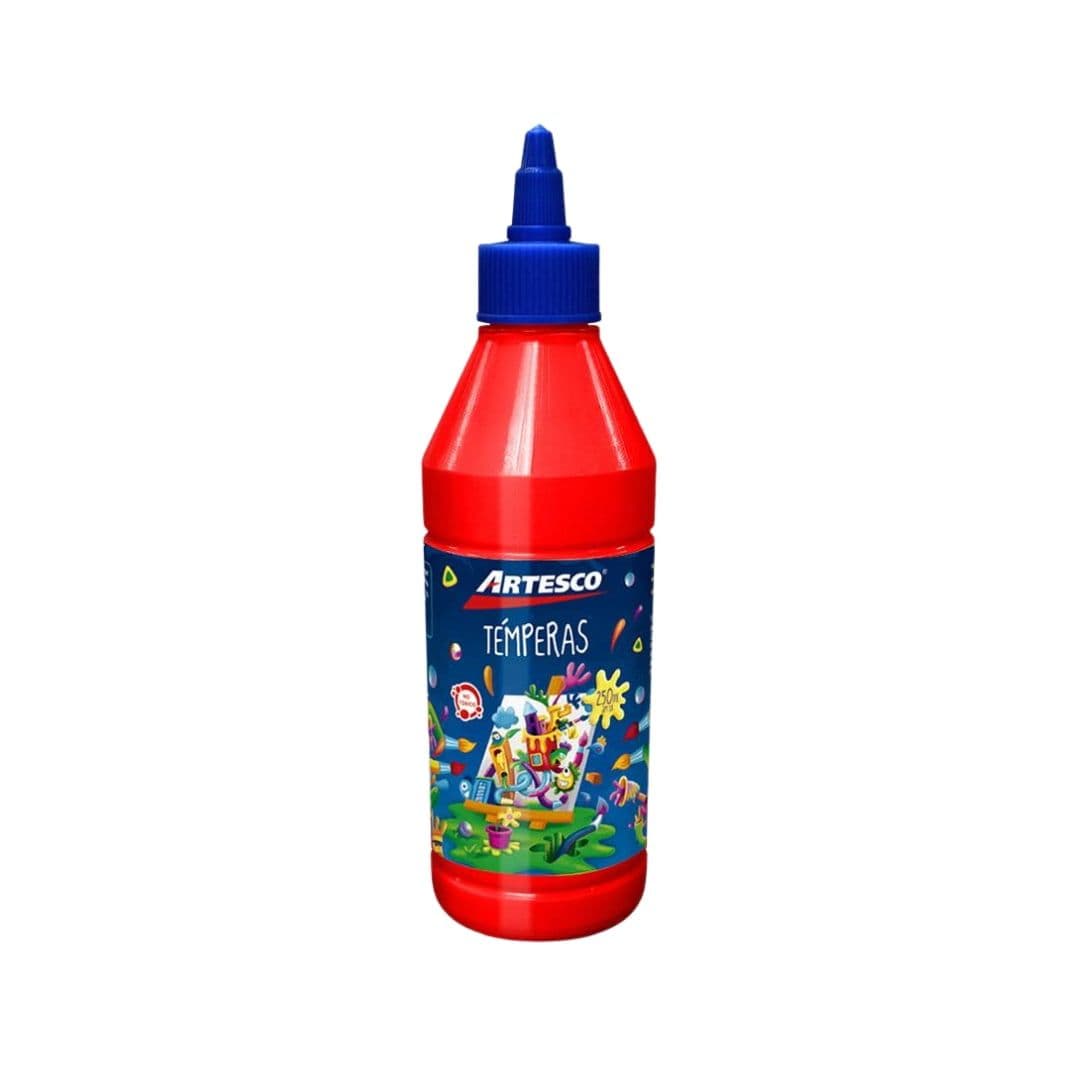 Tempera 250ML rojo