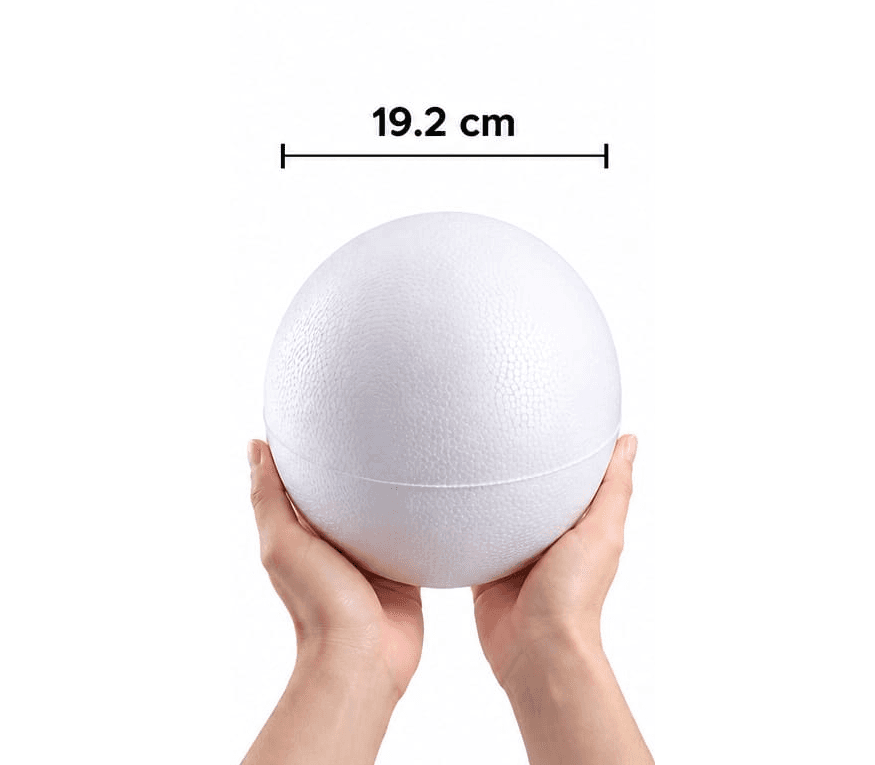 Bola de foam 19.2 cm artesco
