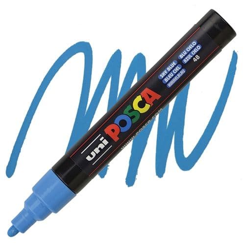 Marcadores posca pta. med. t/bala azul cielo