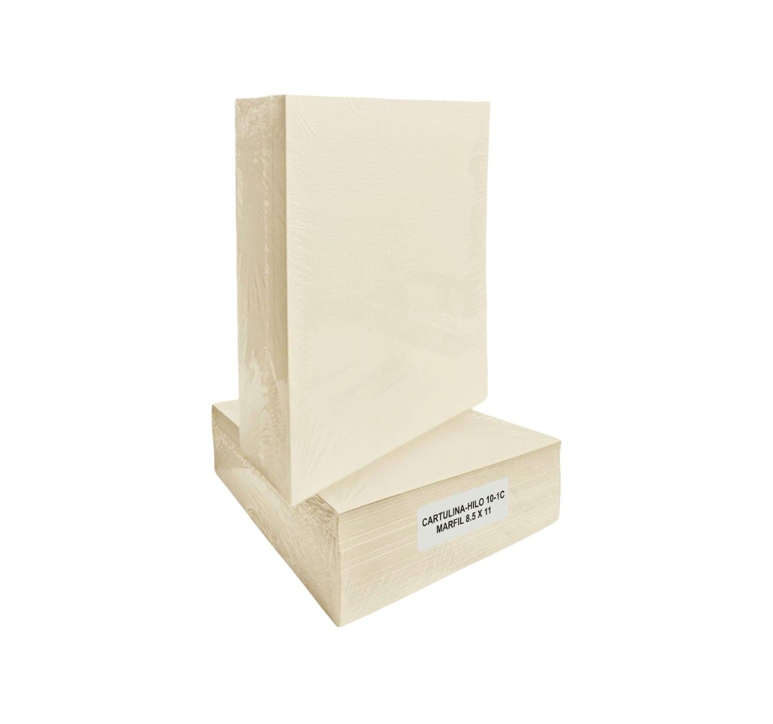 Cartulina-hilo 10-1C marfil 8.5 x 11 - 250/1