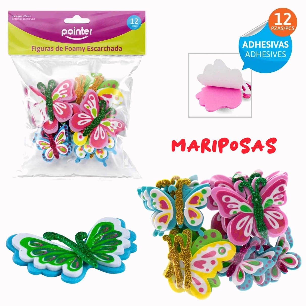 Figura foamy mini adh mariposas pointer
