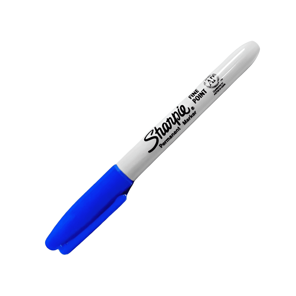 Felpa permanente sharpie fina azul