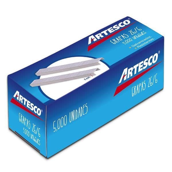 Grapas standard 26/6 5000/1 artesco