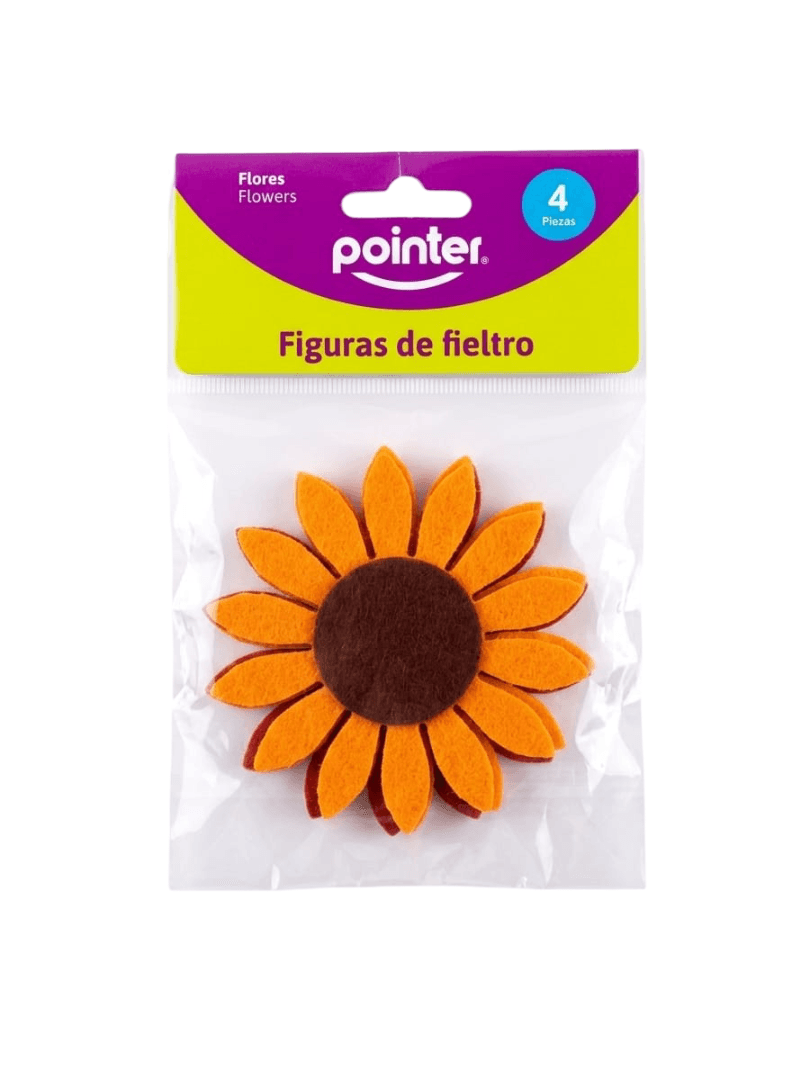 Figura fieltro flor pointer 8190
