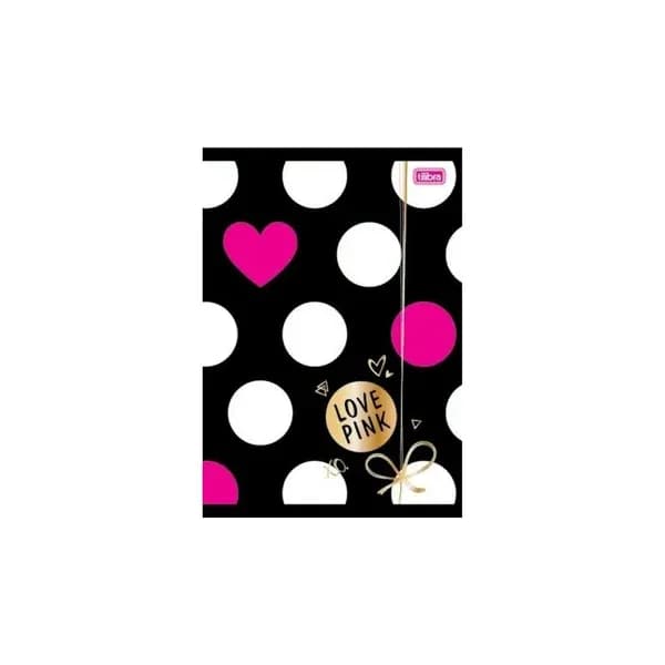 Cuaderno cosido 200 pag love pink