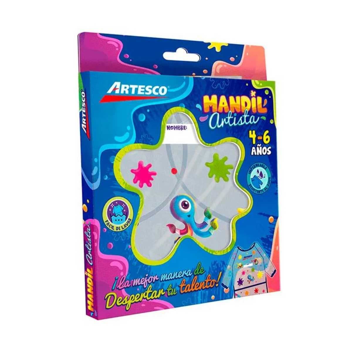Delantal plasticos p/niños de 4-6 años manga larga