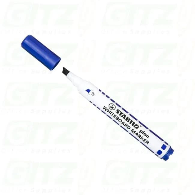 Marcador p/pizarra azul p/b stabilo