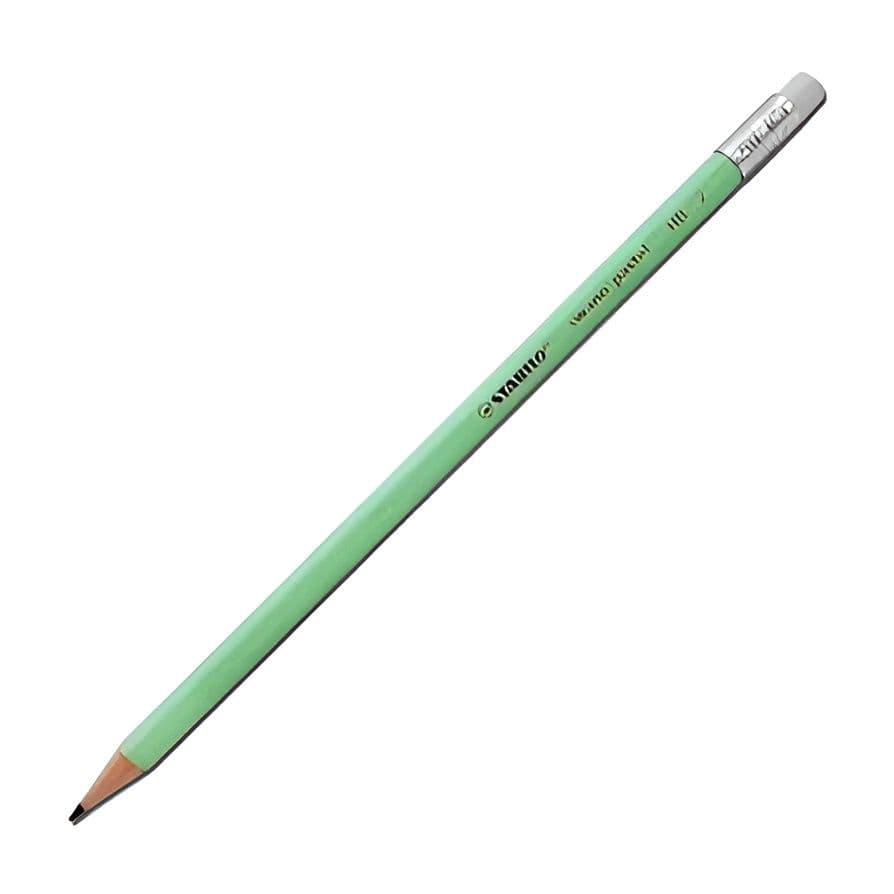 Lapiz pastel swano verde stabilo