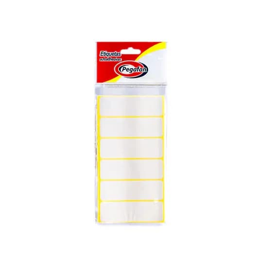 Etiquetas (1X3) blanca 100/1 (23.5X76MM)