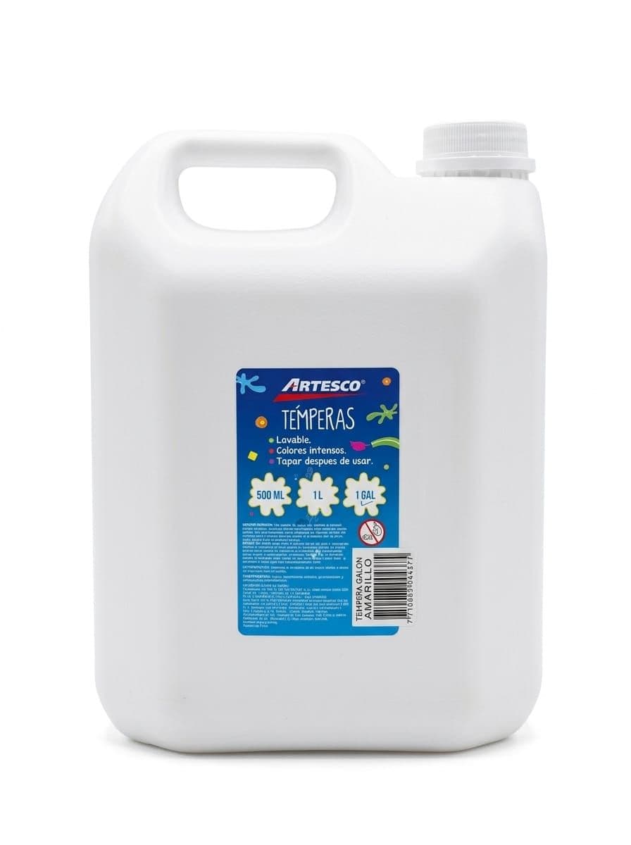 Tempera 3.875 ml amarilla (artesco)