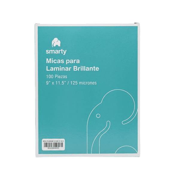 Micas p/laminar (9``X11.5``) 125 mic #5 100/1 (229X292MM)