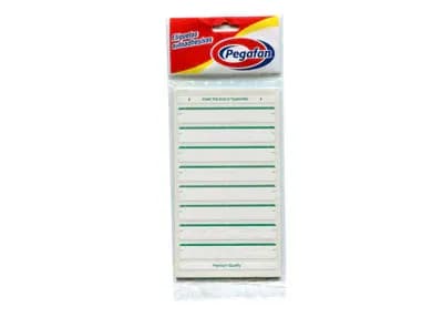 Etiquetas p/folders (14X87MM) verde