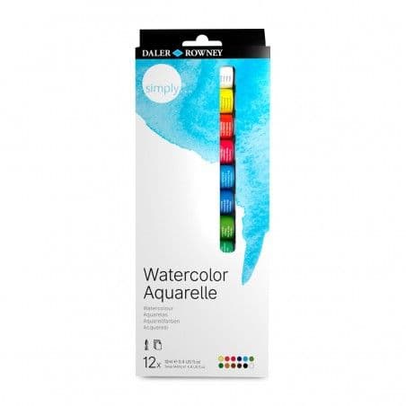 Juego de acuarela simply 12 ml 12/1 blister