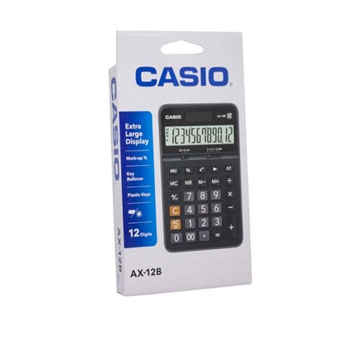 Calculadora de mesa 12 dig. negra