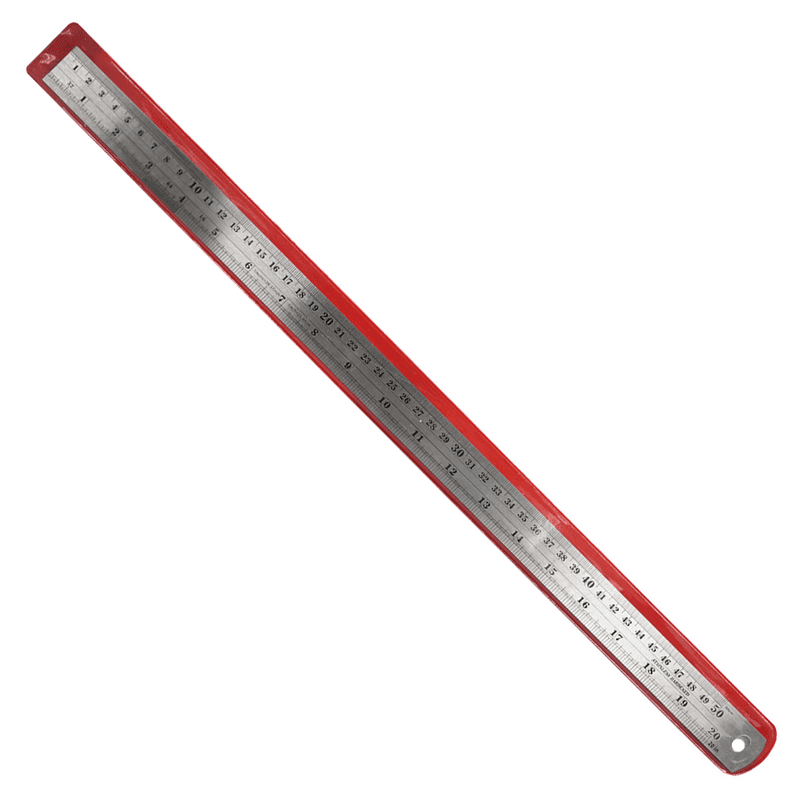 Regla de metal 50 cm pouch pvc talbot