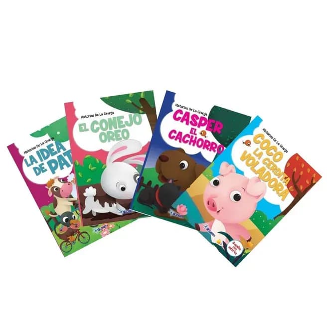 Libro cuentos historias de la granja sicoben