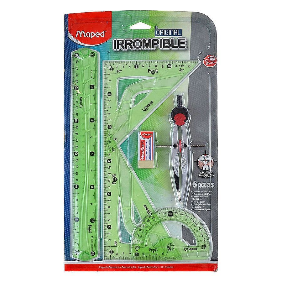 Juego geometrico 12´´/30CM el original maped