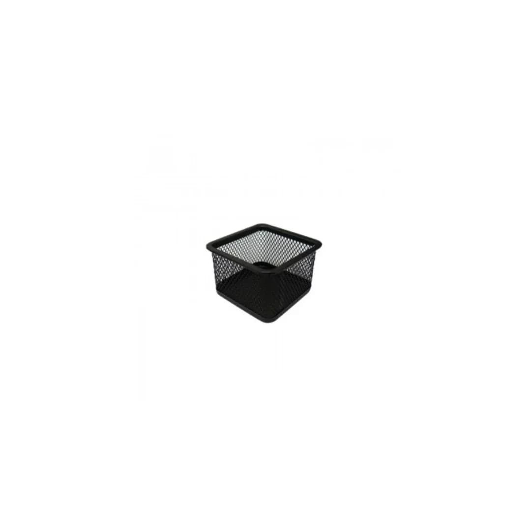 Portaclips de metal cuadrado plateado
