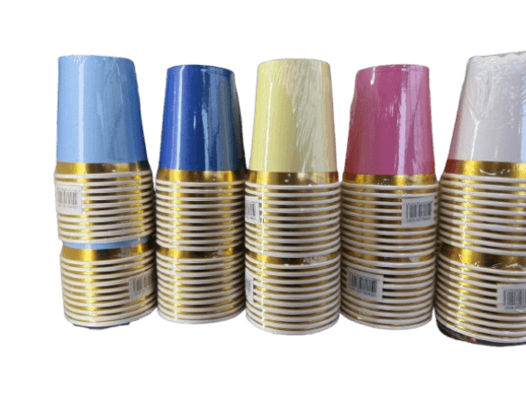Vaso carton raya 10/1
