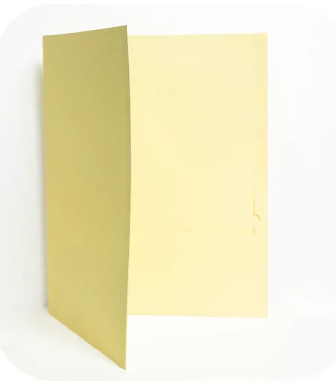 Folders c/bolsillo amarillo claro smarty