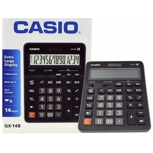 Calculadora 14 digitos negra