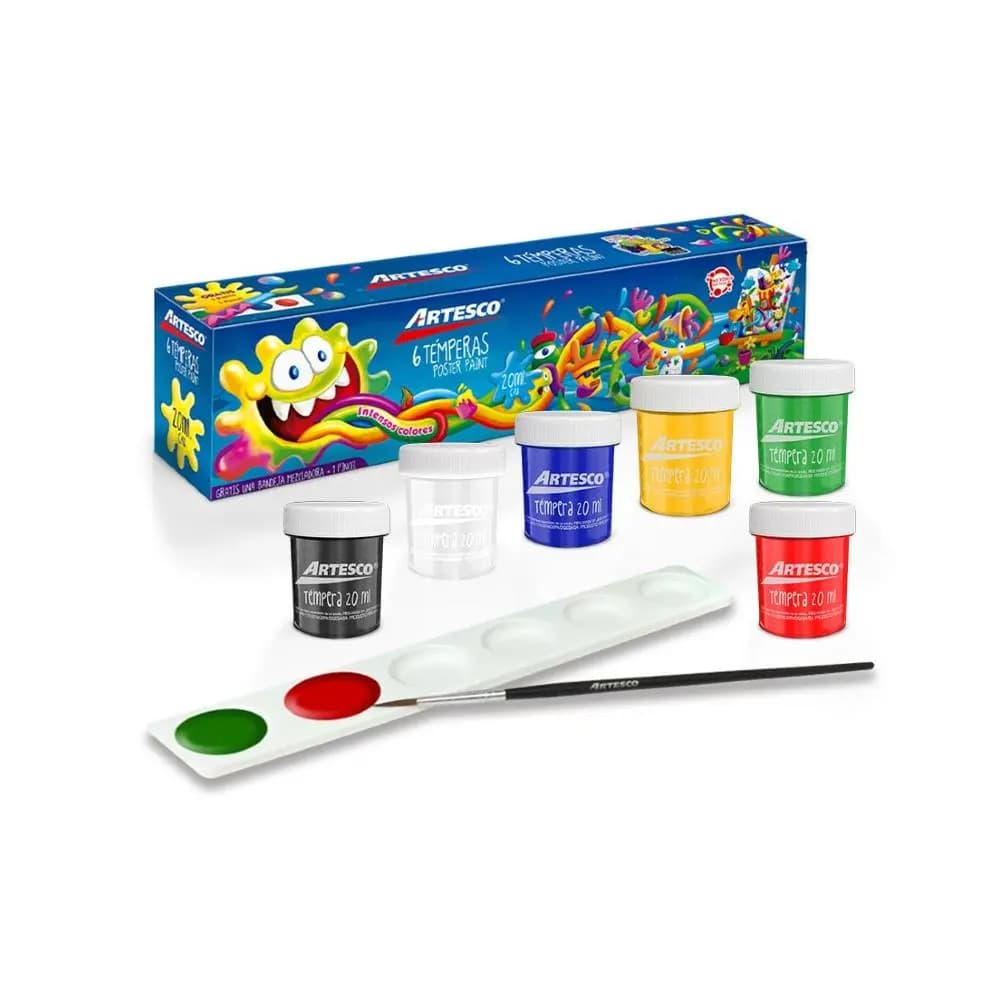 Juego de tempera eco 6/1 (artesco)